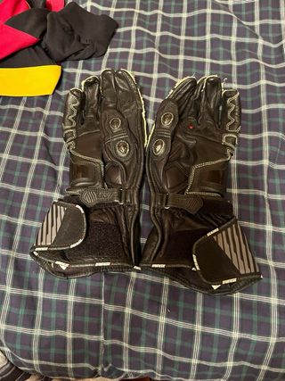 Guantes Dainese Moto Negro/Dorado