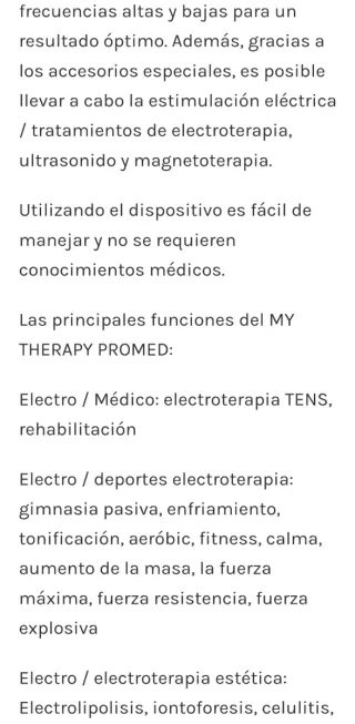 Magnetoterapia, electroterapia y ultrasonido
