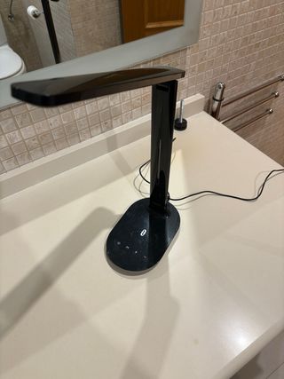 Lámpara Escritorio Plegable Negra