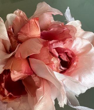 Spilla fiore in seta