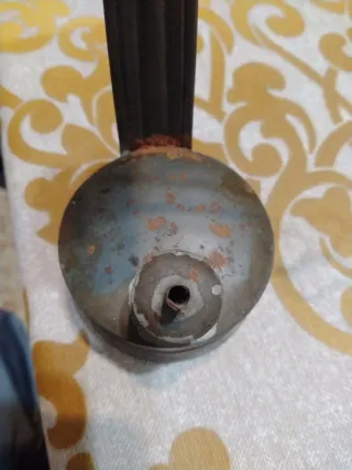 Lámpara de carburo antigua