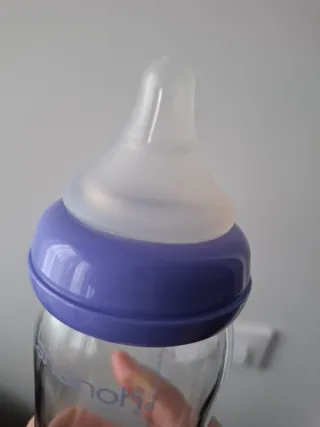 Biberón Lansinoh Cristal Flujo Lento