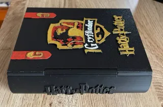 Caja Libro de Harry Potter - Gryffindor +tu nombre