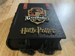 Caja Libro de Harry Potter - Gryffindor +tu nombre