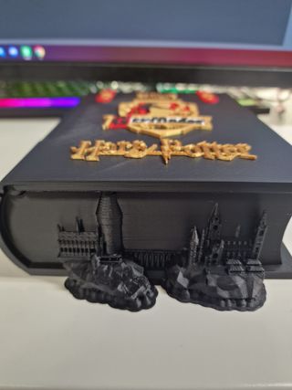 Caja Libro de Harry Potter - Gryffindor +tu nombre