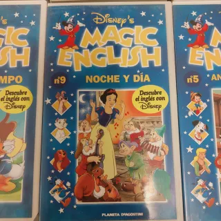 Colección Películas Disney VHS - Magic English