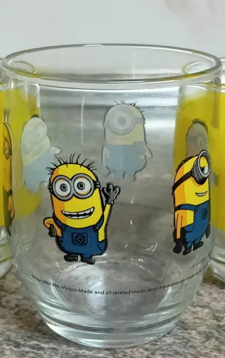 Set 3 Vasos Minions.