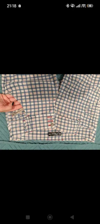 Pantalones de cuadros mujer