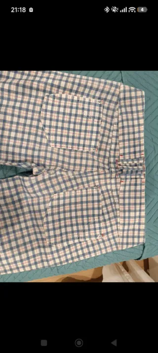 Pantalones de cuadros mujer