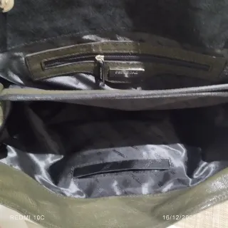 Bolso de hombro verde oliva Pertegaz