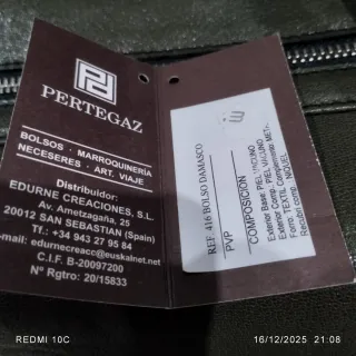 Bolso de hombro verde oliva Pertegaz