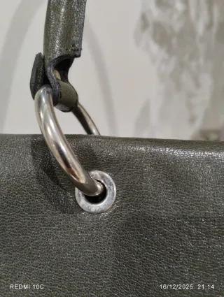 Bolso de hombro verde oliva Pertegaz