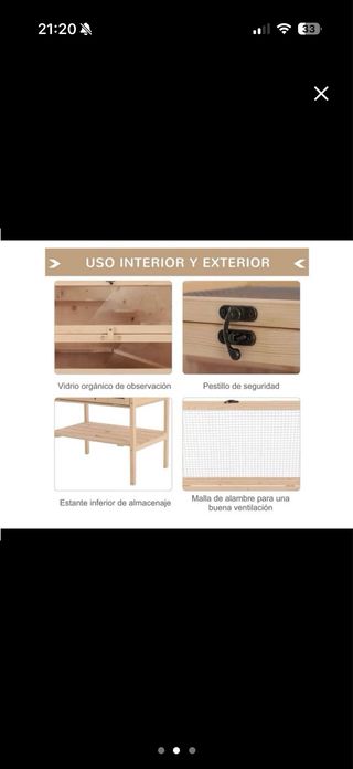 Jaula para cobayas y hámster