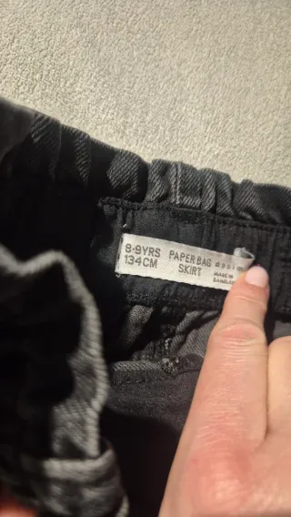 Falda vaquera niña T.9