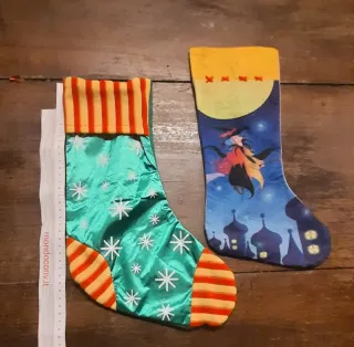 Calze Natalizie Streghe e Orso