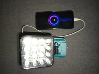 Foco LED Trabajo USB 3 pulgadas