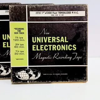 Lote 3 Cintas Grabación Universal Electronics