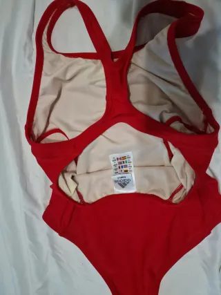Costume da bagno Adidas Rosso