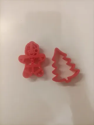 Moldes 3D Jengibre y Árbol Navidad