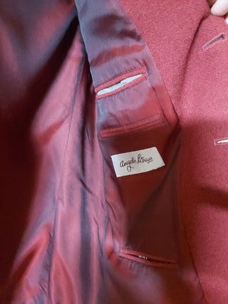 Chaqueta de caballero CYA color granate