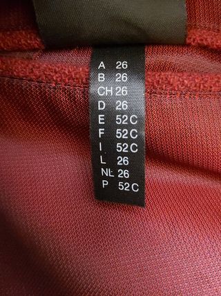 Chaqueta de caballero CYA color granate