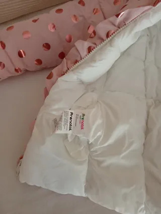 Giubbotto bambina pois rosa