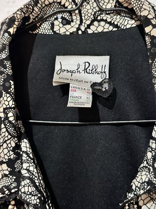 Blazer encaje Joseph Ribkoff negro y blanco