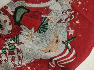 Camino de mesa Navideño Santa Claus