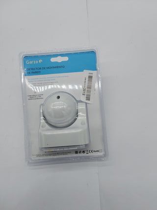 Garza - Detector de movimiento por infrarrojos orientable para interior y exterior, Protección IP44, Tiempo y luminosidad regula