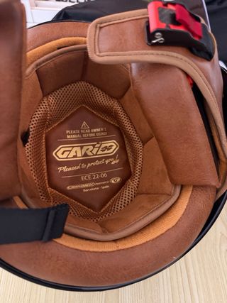 2 Cascos Moto Gari Jet Negro y negro mate