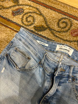 Pack 2 Pantalones Vaqueros Rotos Hombre