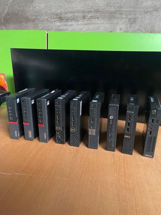 Lote 9 Mini PCs Dell, HP, Lenovo