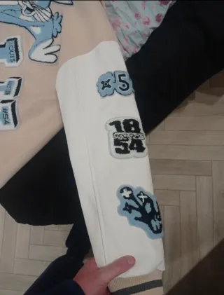 Bomber Louis Vuitton Beige e Blu