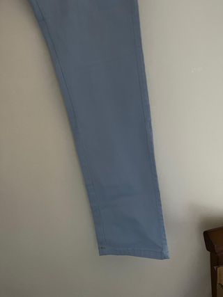 Pantalón Chino Roberto Grassi Talla 48 Azul Claro