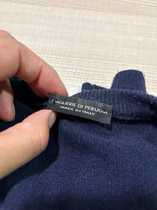 L.B.M. 1911 Pullover Lana e Cashmere Blu Taglia M