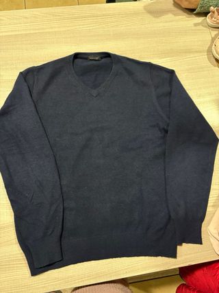 L.B.M. 1911 Pullover Lana e Cashmere Blu Taglia M