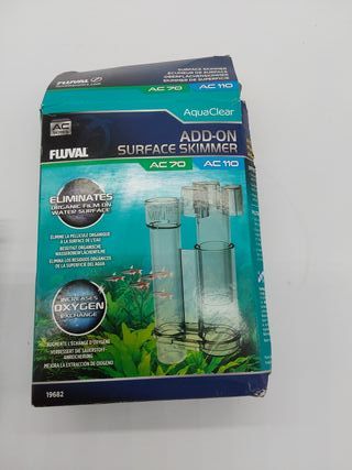 Fluval Skimmer Superficie para filtros Mochila para Acuario AquaClear AC 70/110