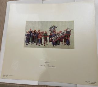 Lámina Arte Chino Litho Palacio Aranjuez.