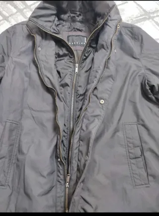Parka Caballero Negra Talla XL