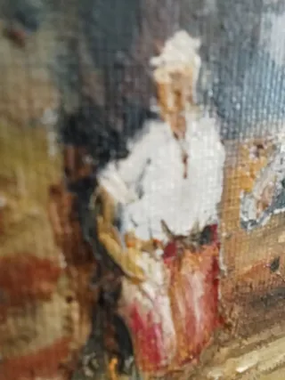 Cuadro antiguo paisaje