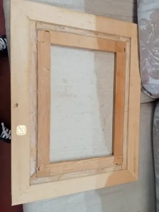 Cuadro antiguo paisaje