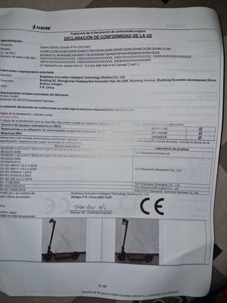 Patinete Eléctrico Xiaomi