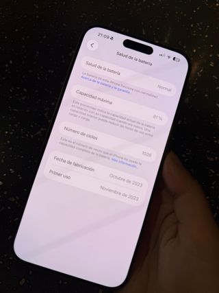 iPhone 15 Pro Max Gris/Plata