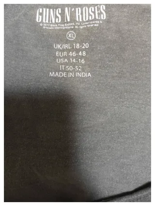 Camiseta Tirantes Guns N' Roses Flecos Talla Única