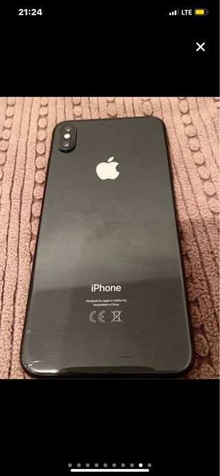 Funda iPhone XS Max negro espacial