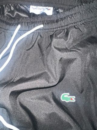 Tuta Lacoste bianca e nera