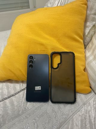 Teléfono móvil negro