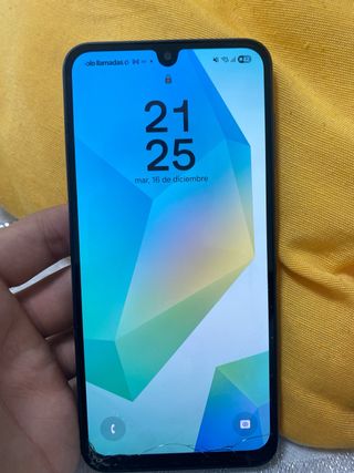 Teléfono móvil negro