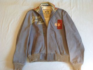 Chaqueta de cuero La Martina marrón