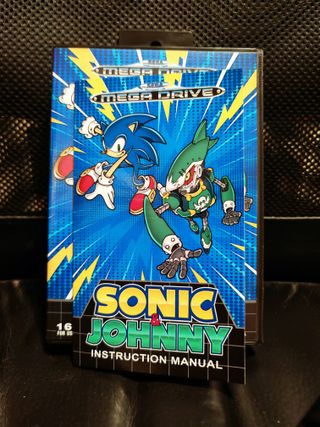 Sonic & Johnny SEGA Mega Drive